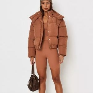 Sand Buttery Soft Plush Puffer Jacket